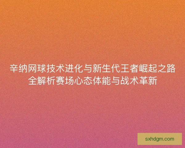 辛纳网球技术进化与新生代王者崛起之路全解析赛场心态体能与战术革新